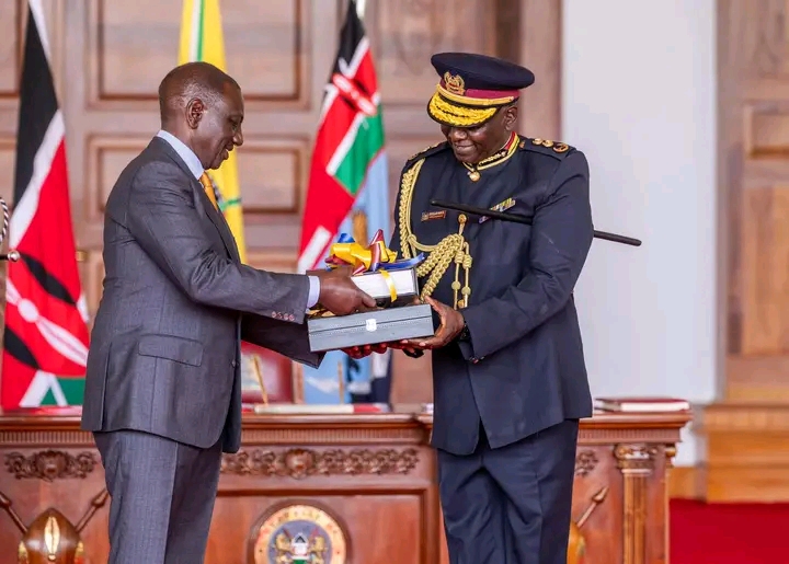 What President William Ruto Said After IG Douglas Kanja Took Over His Office