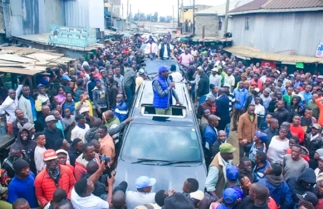 Photos: Kalonzo Visits Soweto, Kibra Residents After Govt Demolition