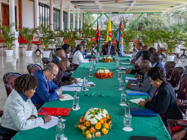 President William Ruto Meets Top Officials In State House