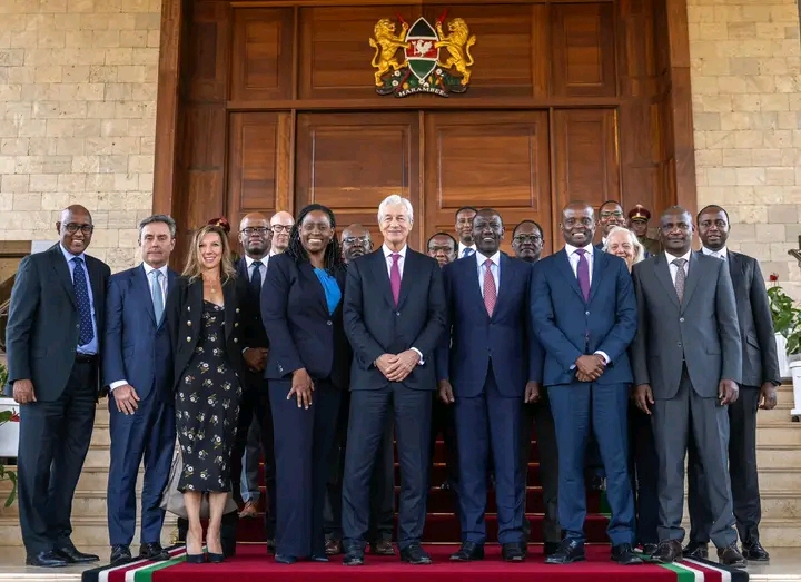 President William Ruto with leaders 