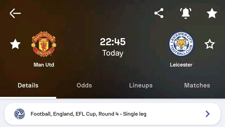 Today’s EFL Cup Fixtures