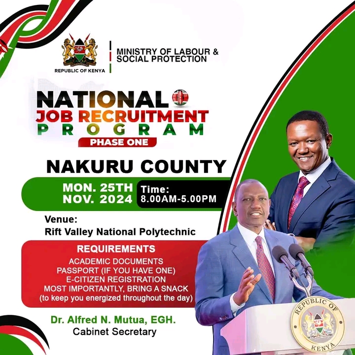 Good News To Nakuru Residents After This Was Announced