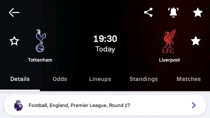 Today’s Premier League Fixtures