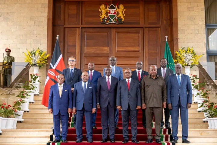 UPDATE: President Ruto is currently hosting Heads Of State In State House