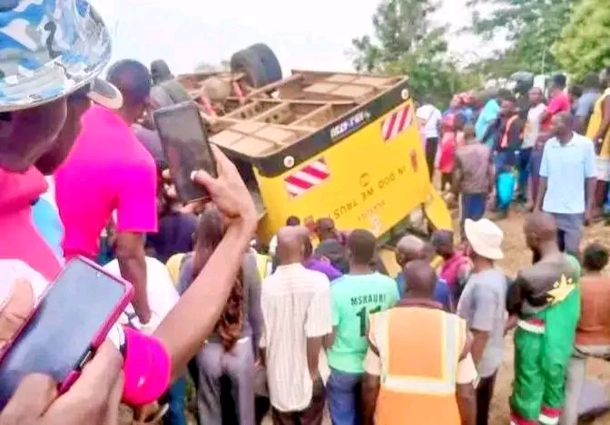 Sad Photos Of A Bus That Killed 15 People In Kisumu