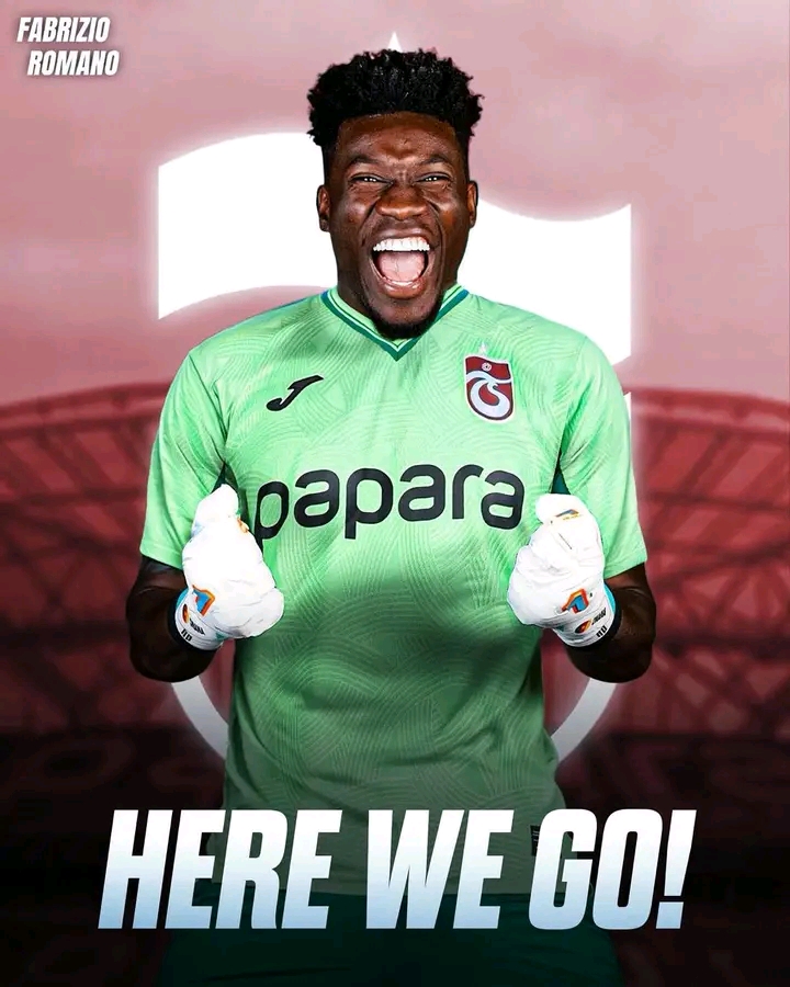 Breaking News: André Onana Joins Trabzonspor