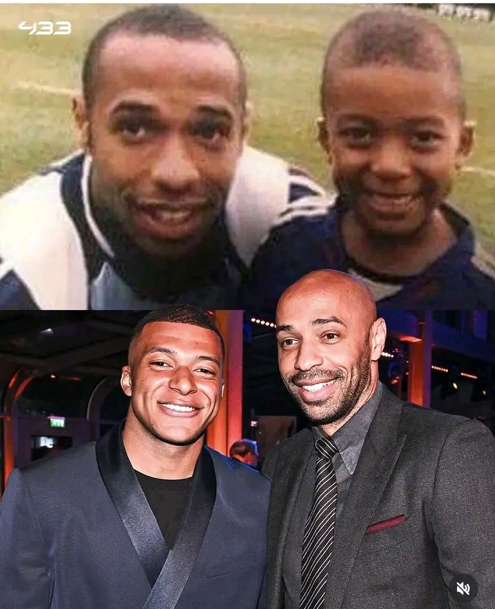 Kylian Mbappe matched Thierry Henry’s tally