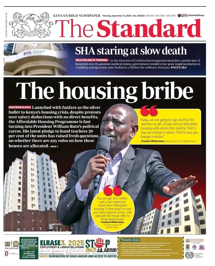 Newspaper: The Housing Bribe