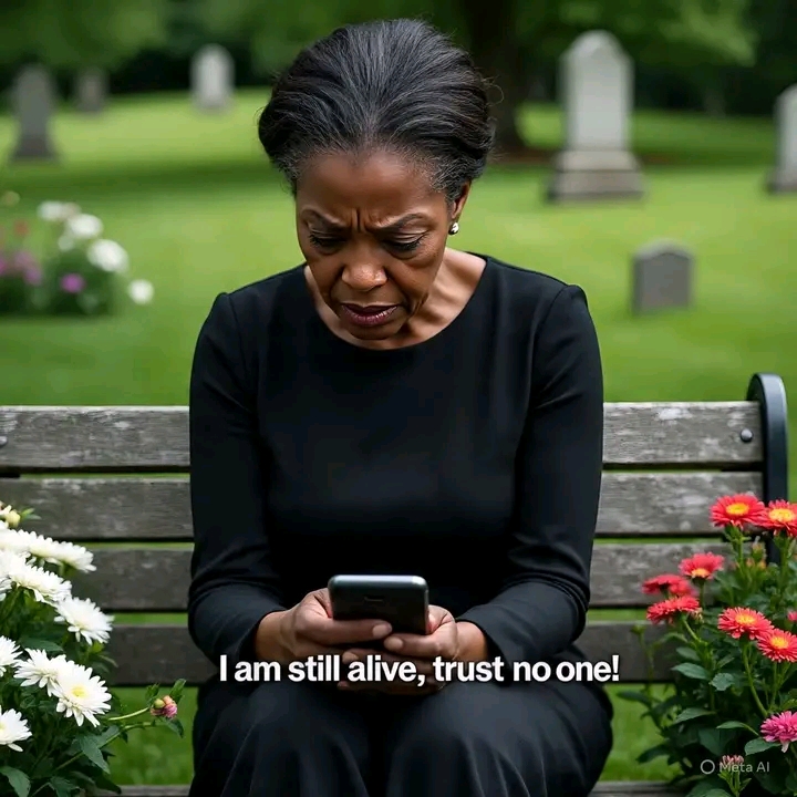 At My Husband’s Funeral I Got A Message: “I am still alive, trust no one!”