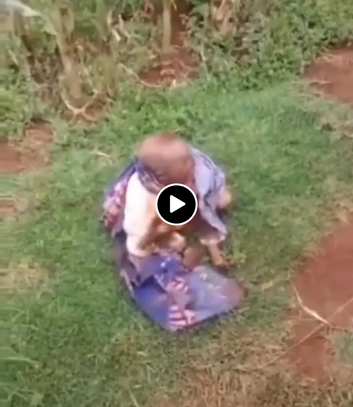Sad As A Little Girl Is Abandoned By Her Own Mother In A Maize Plantation