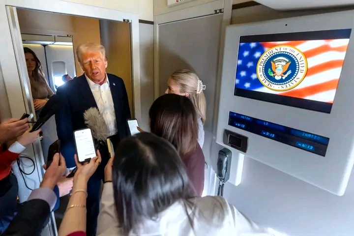BREAKING: Trump MELTS DOWN on Air Force One when asked about Epstein