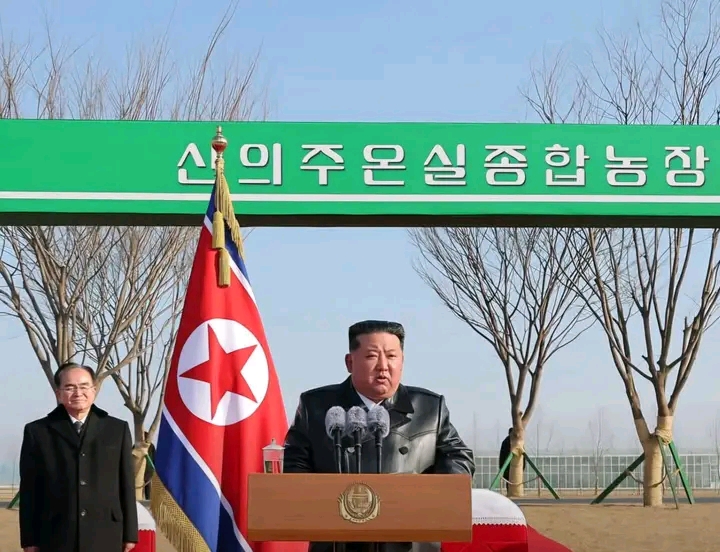 Kim Jong Un Opens Massive Greenhouse Complex In Flood-Hit Sinuiju Ahead Of Party Congress