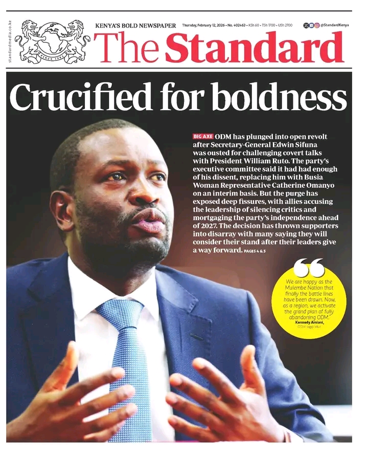 Newspaper: Crucified For Boldness