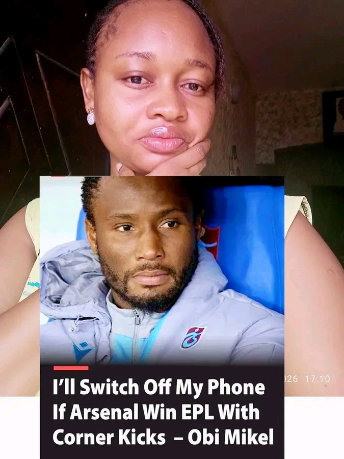 So I Saw Where John Obi Mikel Said He Will Switch Off His Phone If Arsenal Win The Premier League With Corner Kicks