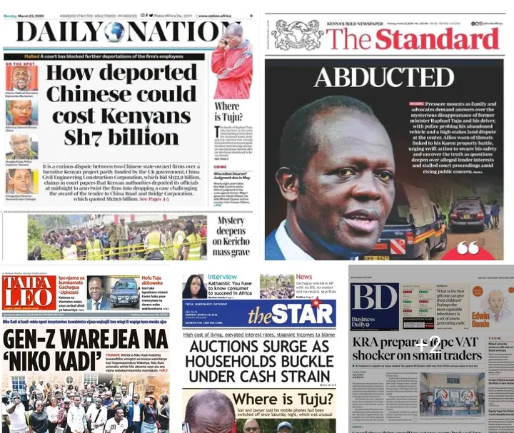Here Is Today’s Newspaper Headlines