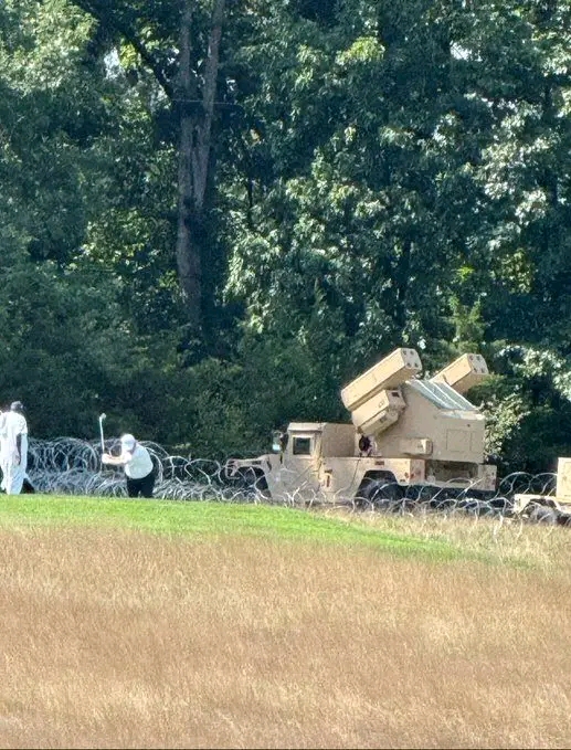 Trump Kept Golfing As The Air Defense System Stood Nearby